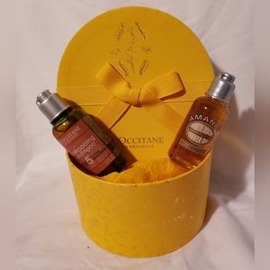 L'OCCITANE Gift Set shampoo 1.7 fl.oz. and shower oil 1.1 fl.oz. New Open Box.